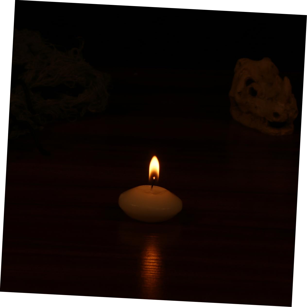 Velas Flotantes 50 Unidades de Cera de Parafina Redondas
