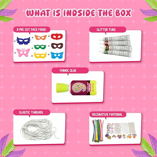 Image of BaCHPan Mask Making Kit for Kids 5+ | DIY Craft Activity Set