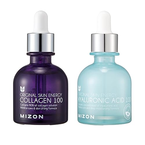 MIZON 100 COMBO Collagen 100 + ácido hialurónico 100, ampollas, cuidado de la piel, colágeno, cuidado de arrugas, hidratación, humedad