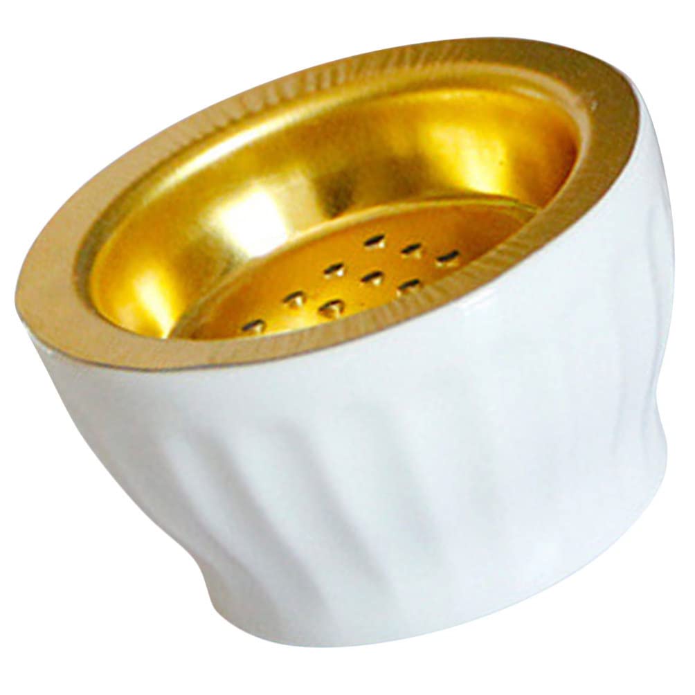 Beavorty Porta Incenso Vintage A Forma Di Pesce – Bruciatore In Lega Placcata Rame Per Camera, Ufficio E Sala Da Tè, Decoro Elegante