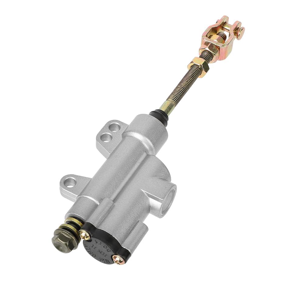 Pompe Maître-Cylindre de Frein arrière Convient pour Chinois Dirt Pit Bike Sunl Pitster Thumpstar 110 125 140cc (ARGENT)