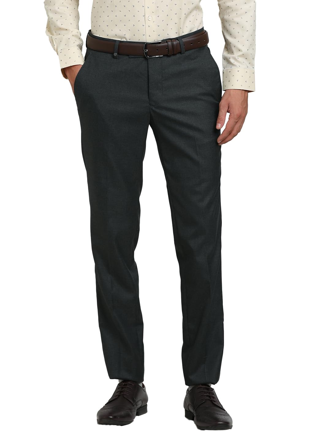 turtle Men Poly Viscose Slim Fit Formal Trouser-picture-42