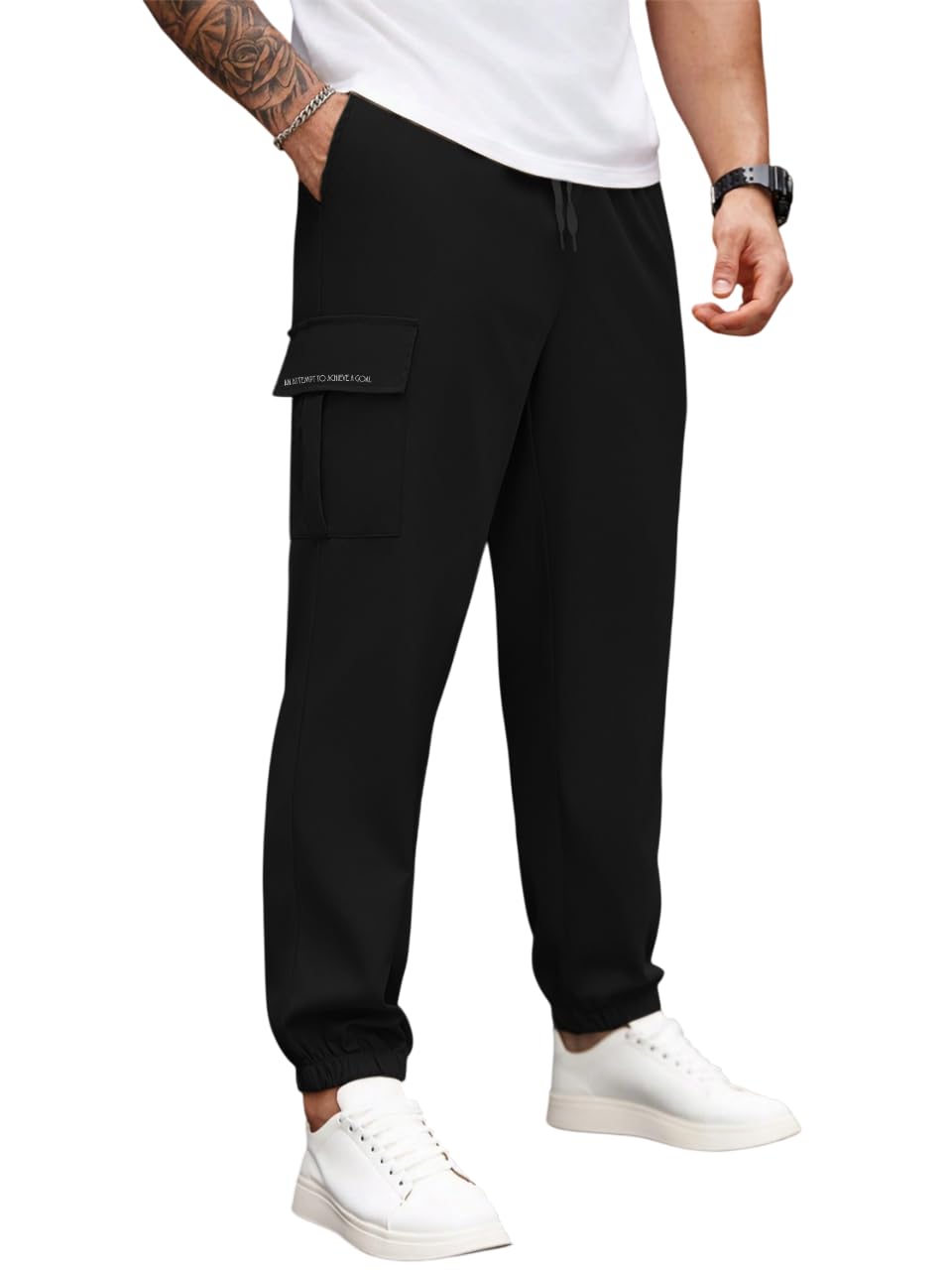 ENDEAVOUR WEAR Men's Track Pants|Cargo Pants|Cargo Jogger Stretchable Sports Gym Running Pants |Casual Loungewear
