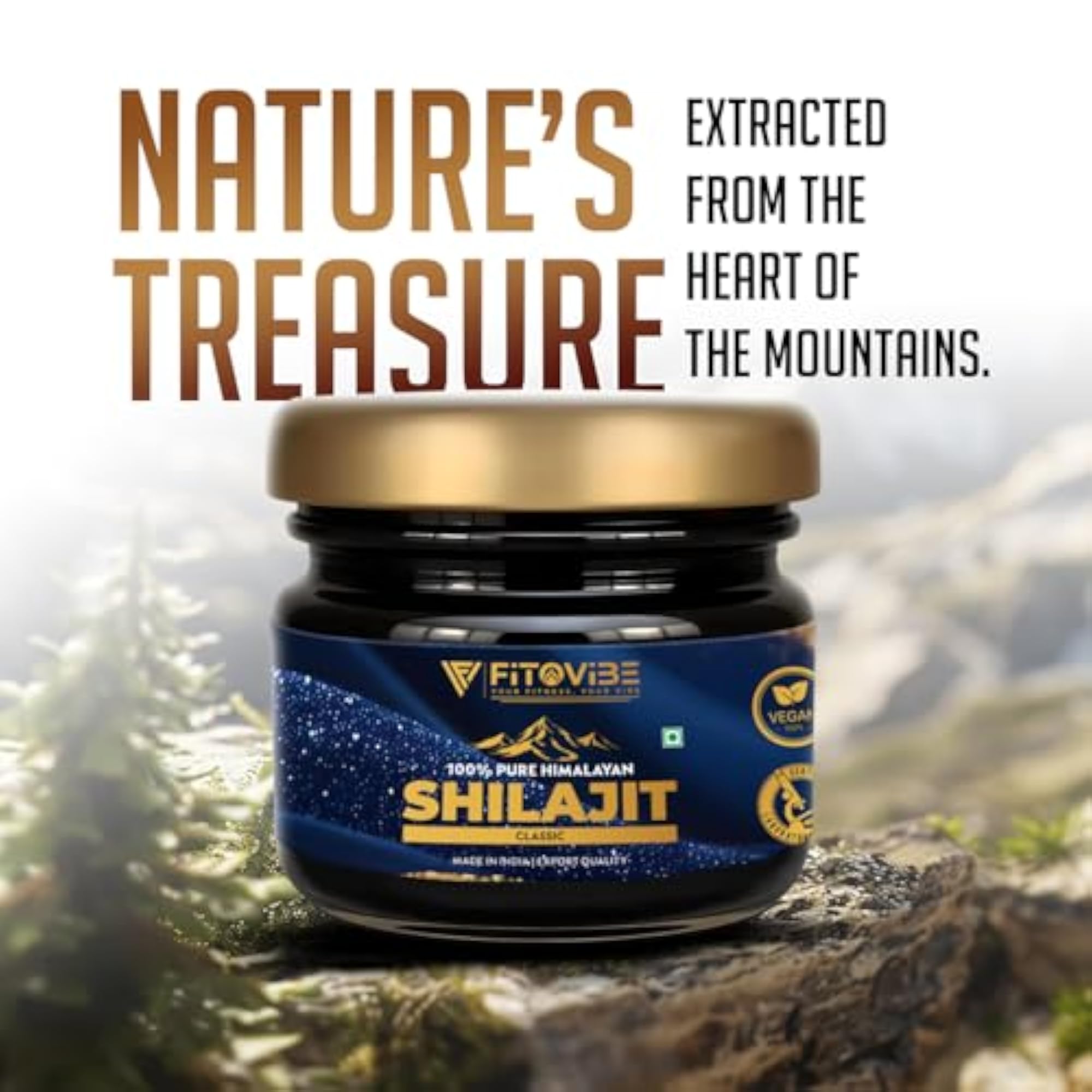 Himalayan Shilajit Resin Pack of 2, Performance Booster