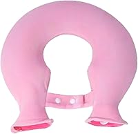 Vista 10 de Botella de agua caliente para cuello y hombro con funda de franela extraíble y cierre a presión ajustable, alivio del dolor, comodidad cervical