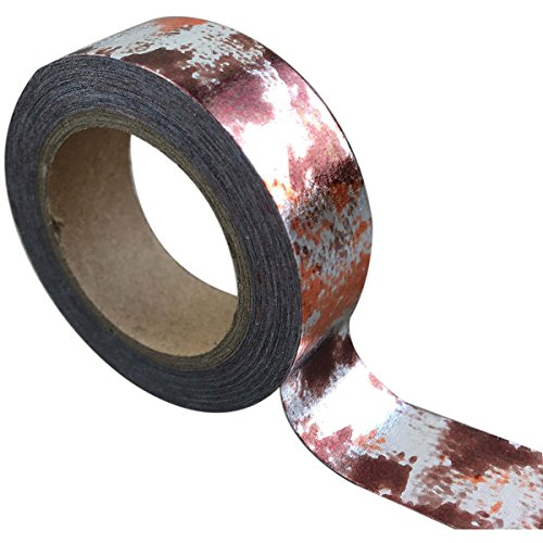 Love My Tapes Foil Washi Tape 15 mm x 10 m Gold/Silver Mosaic, Paper, Multicoloured, 3-Piece, 0.1 x 0.1 x 0.1 cm