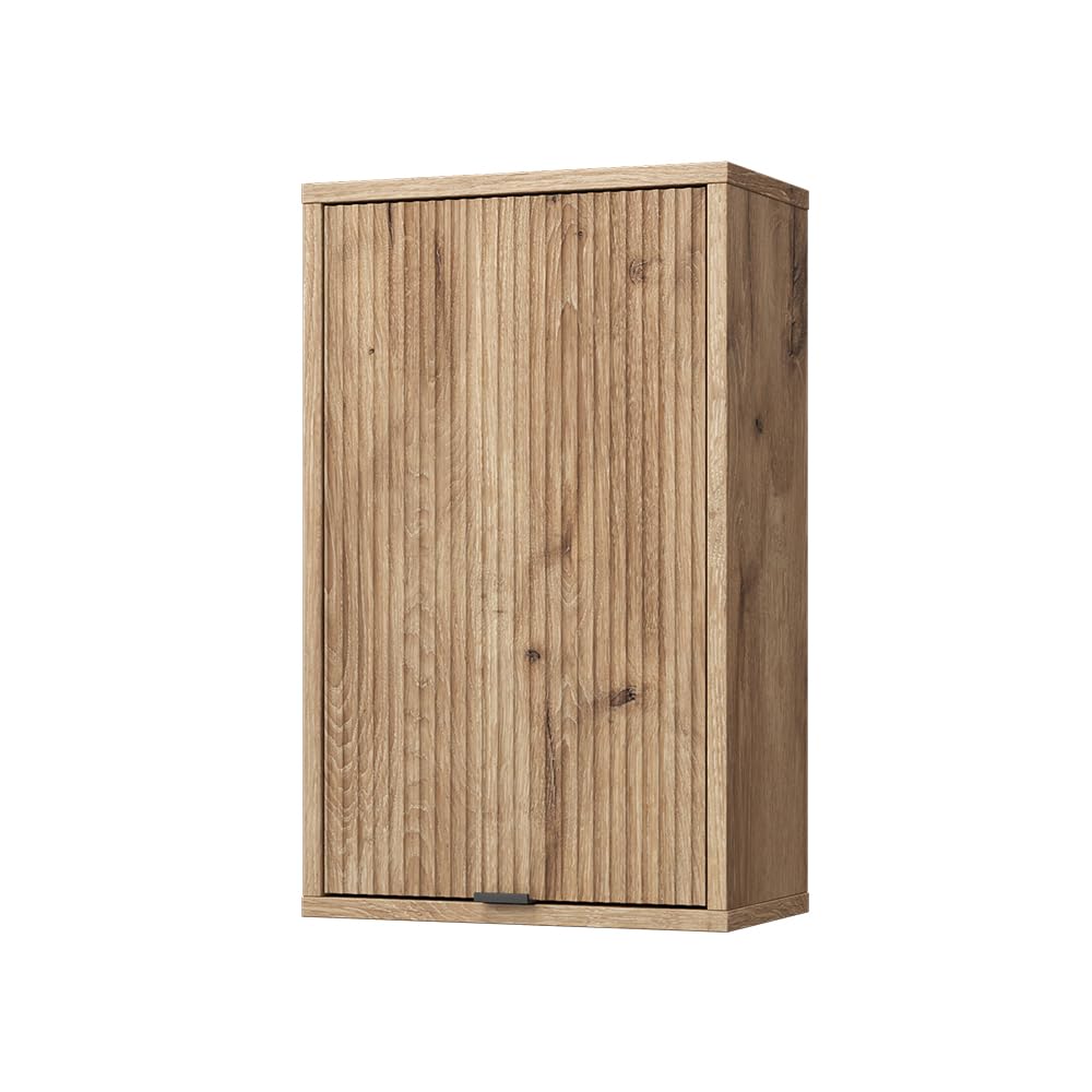 Vicco Mobile da bagno Eliza, Quercia vichinga, 40 x 65 cm con una porta, adatto per l'installazione a parete per riporre accessori da bagno