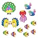 UPINS 2000 Pcs Black Wiggle Googly Eyes with Self-Adhesive, 6mm 8mm 10 mm 12mm Mixed Packaging