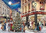 VENQI Puzzle für Erwachsene 1000 Weihnachten, Puzzles für Erwachsene und Alter 14 Jahre, Familienpuzzles, Heimunterhaltung, Spiele 70 x 50 cm