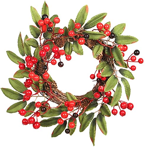 Couronne de feuille d'érable 40 cm au design haut de gamme et finitions réalistes