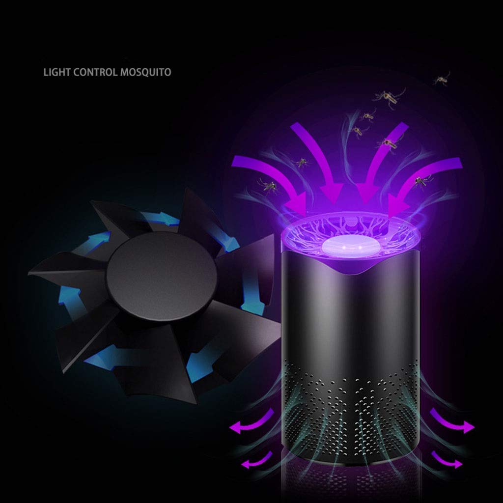 Trappola per zanzare Killer per insetti elettronico per interni, Killer per insetti muto, per cucine, soggiorno, camera da letto Killer per insetti volanti Lampada per zanzare a LED (1#)