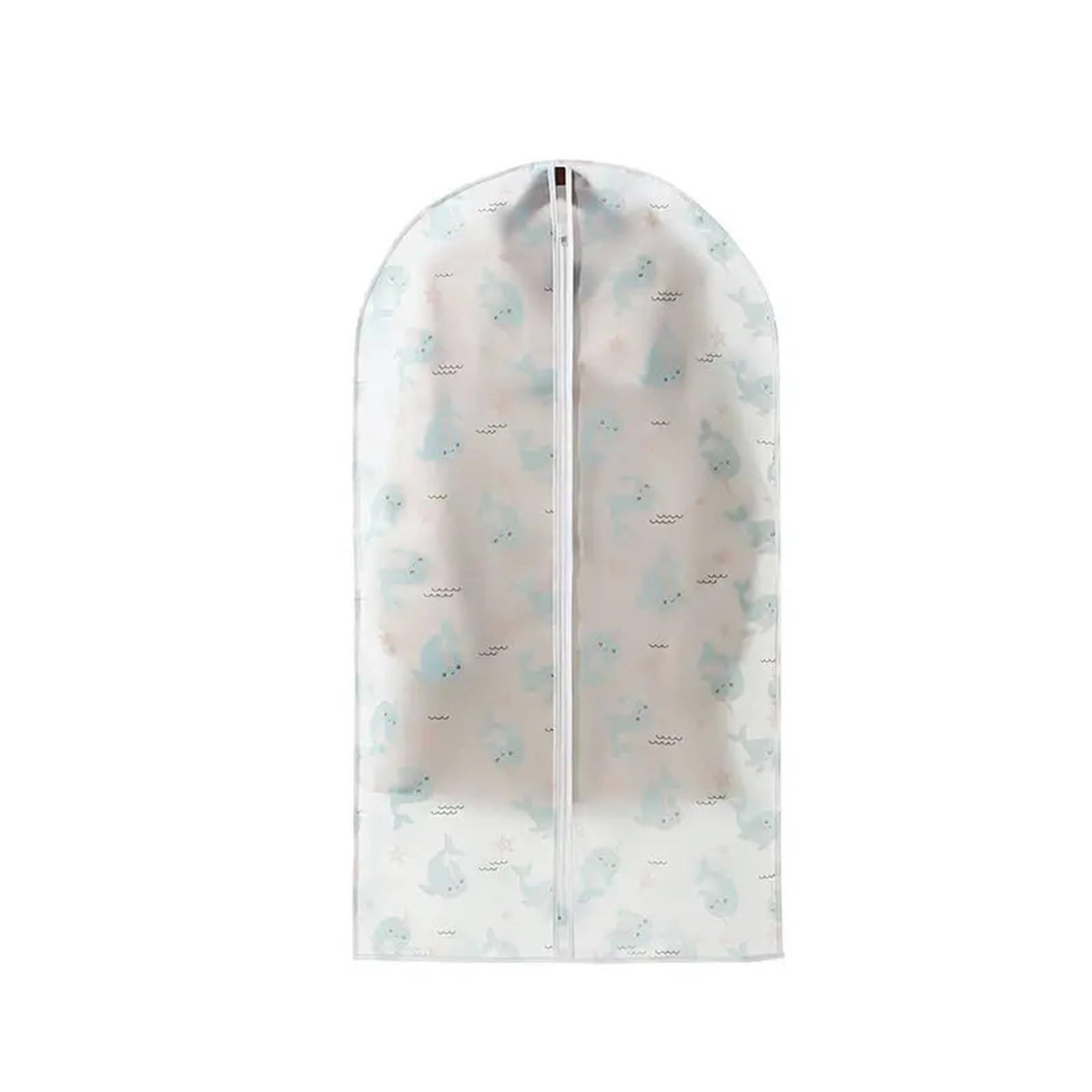 clothes dust bag 3/5/10PCS Hanging Dust Cover For Clothes, Printed, Closet Organizer, Arranged With Zipper for home(Color3,60x120 10PC)