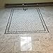 Stone Center Online Carrara White Marble 4x12 Basketweave Mosaic Border w/Nero Marquina Black Dots Polished Kitchen Bath Wall Floor Backsplash Shower (1 Sheet)