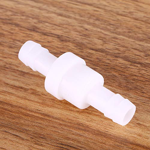 Qcwwy Plastic Testklep - 10 Mm 3/8 "inline - Inside Valard voor Brandstof, Gas, Vloeistof, Lucht en Alkali resistent Gemakkelijk Te Installeren voor Verschillende toepassingen.