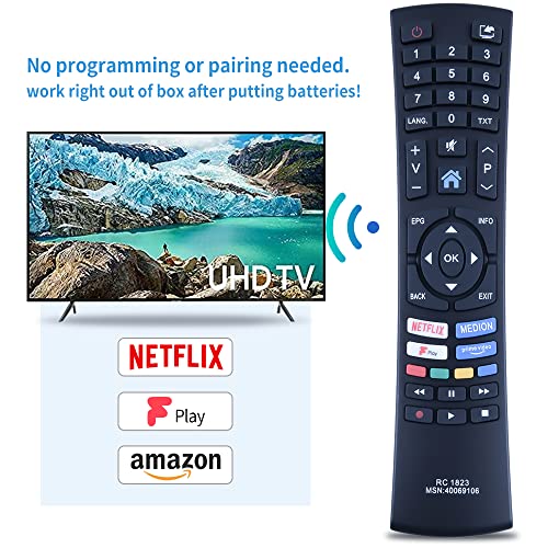 GOUYESHO RC1823 Replacement Remote Control for Medion TV Compatible With MD31373 MD31437 MD-31510 MD-31512 MD-31514 MD-32060 X14000 X14908 X14946 X15060 X15080 X15581 X16539 X16582 - Image 2