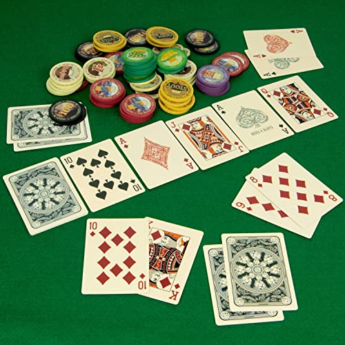 Beers & Bluffs Poker Chip Set - 2 Decks Craft Brew Themed Playing Cards And 200 Poker Chips In Beer Bottle Gift Tin #TOP3