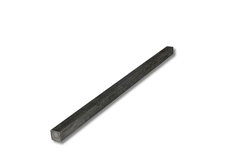 Miniatura 5 de Barra de acero cuadrada de 58 x 58 x 12 pulgadas, barra de acero estirada en frío, de gran tamaño (paquete de 2) - Llave de precisión, acabado liso