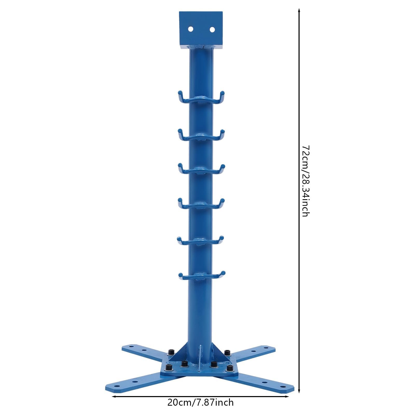 Ręczny metalowy wałek z 12 matrycami i stojakiem – giętarka do blachy o głębokości 49 cm, obrotowa maszyna do wykrawania i wiercenia do produkcji stali, maks. grubość 1,2 mm