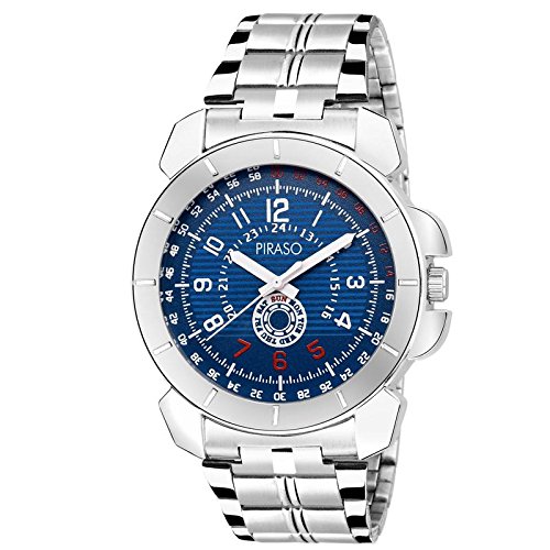 PIRASO Analog Blue Dial Watch for Men (B07FTGZ8SV) Amazon Price History, Amazon Price Tracker
