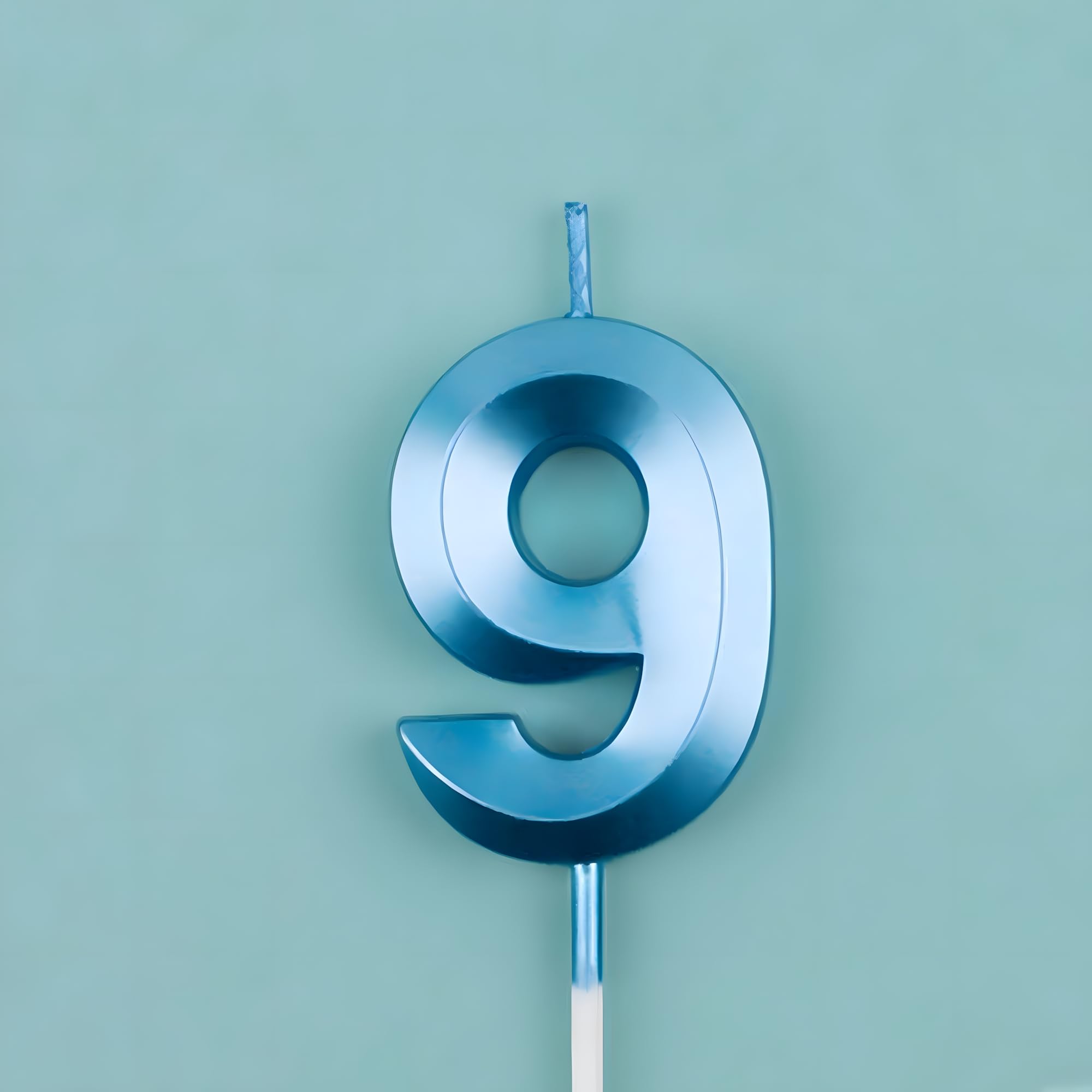 Number 9 · Metallic Blue
