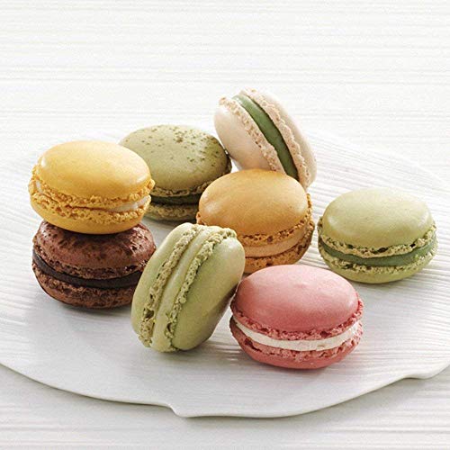 Busoha 6-Cavity 3D Macaroon Silicone Mold For Fondant, Macaron Hamburger Baking Molds, Candle Mold, Muffin Molds, Cake/Cupcake Decorating, Chocolate, Candy, Polymer Clay, Mini Soap, Bath Bomb #TOP3