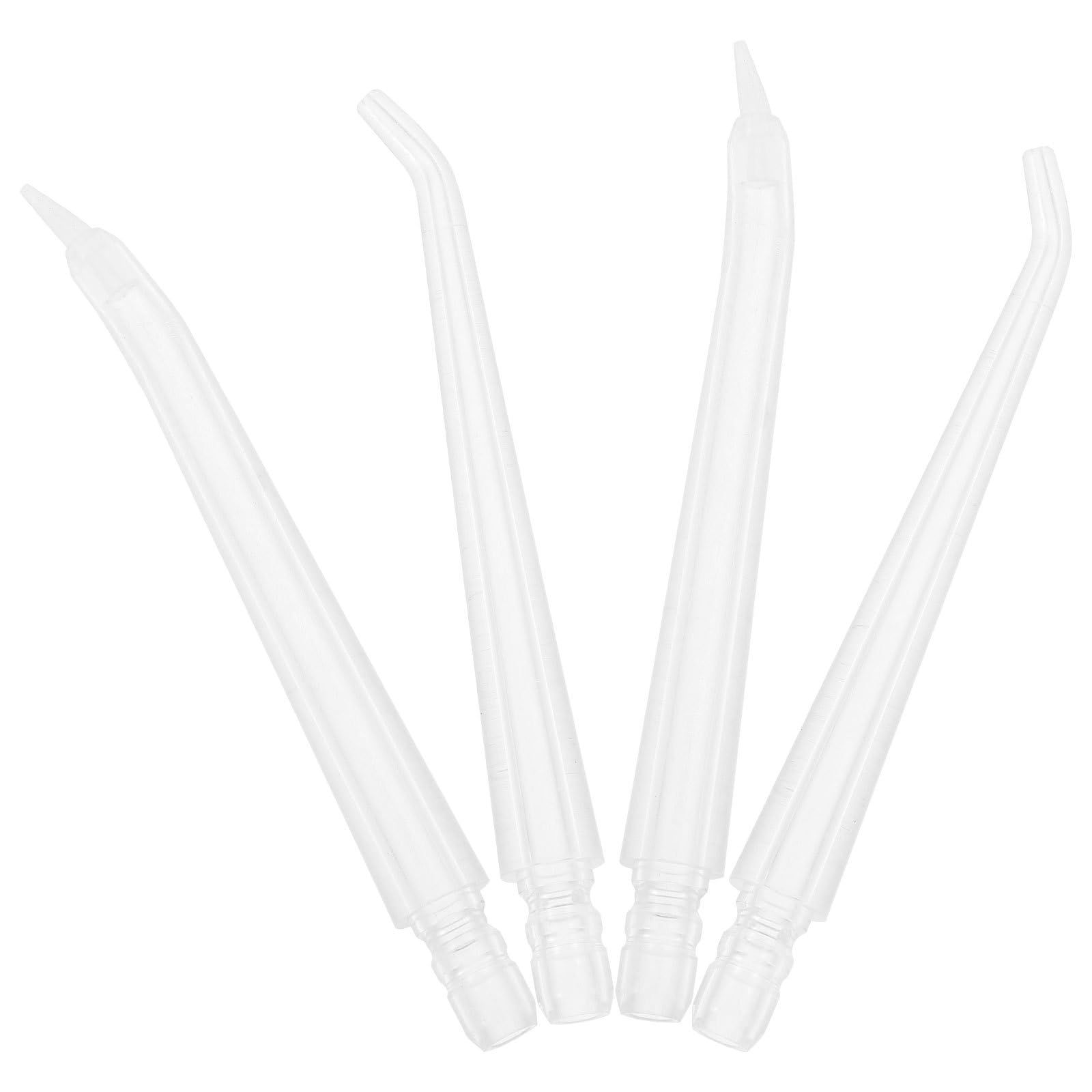 DOITOOL Boquillas de Silicona de Repuesto para Irrigador Dental, 4 Unidades Puntas para Limpieza Profunda, Accesorios para Irrigadores Bucales Portátiles en Baño