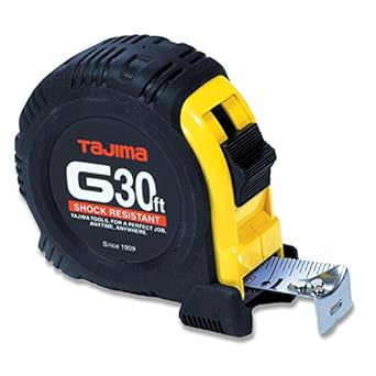 Tajima G-30BW 30-Feet Easy-to-Read Standard Scale Tape Measu