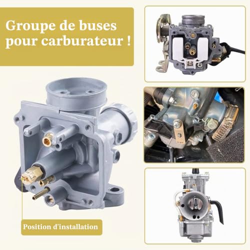 RMENOOR 15PCS Kit de Jet Principal de Carburateur M6 Gicleurs de Carburateur Carburateur Buse Principale en Métal M6#60 - #130 Gicleurs Principaux pour Scooter, Moto, Interrupteur Cyclomoteur – vue 4