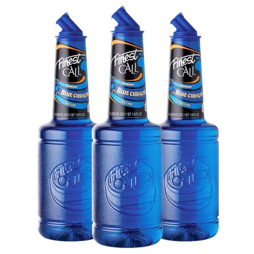 Finest Call Premium Blue Curacao Drink Mix, 1 Liter Bottle (33.8 ...