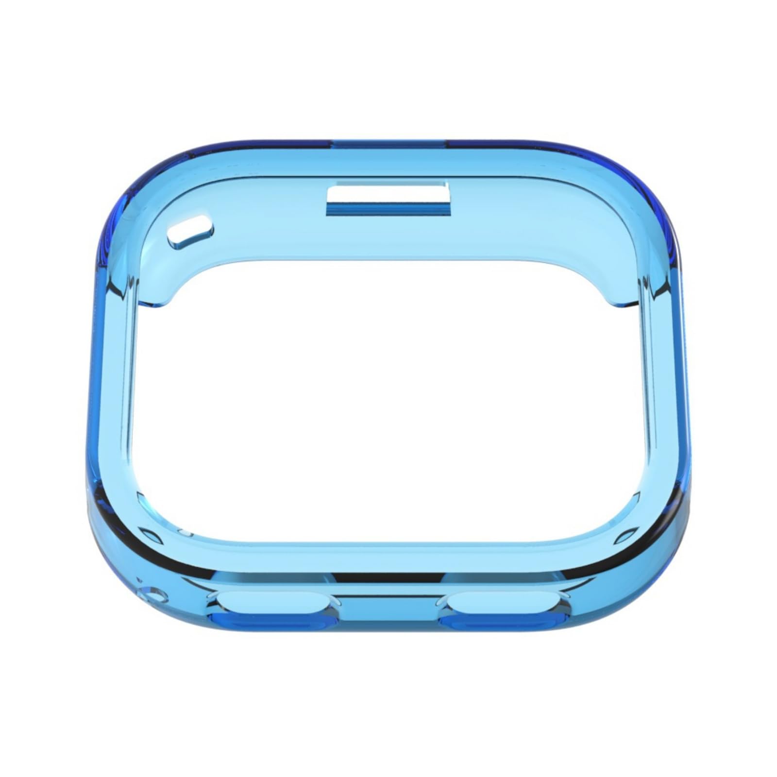 Daily Wear Smartwatch Case for BIP, TPU, Transparent Blue view 10