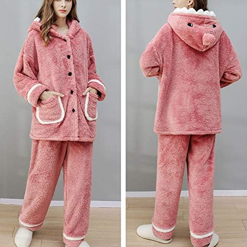 MJGkhiy Pyjama Entier Animal Adulte Chaud Avec Fermeture éclair Pyjama