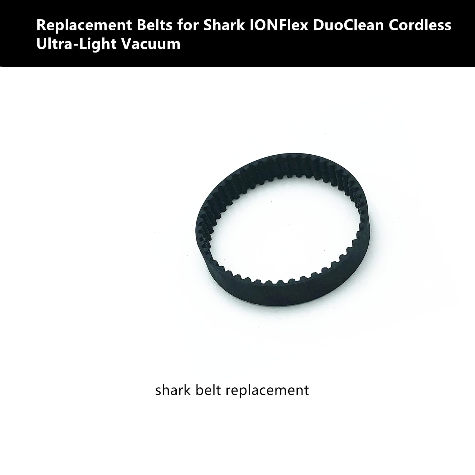 Lot De 2 Courroies D'Entraînement Ruimou Pour Aspirateur Shark - 147mm X 7mm, Compatibles IC160, NV771 Et Autres