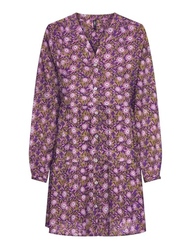 Robe fluide ONLY Onlnova Life Thea Violet Amarante pour vos sorties et journées de bureau