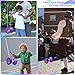 Professional Triple Bearing Diabolo, 5” Purple Chinese Yoyo Diabolo Toy for Adult Kids, Purple Big Yoyo Diablo with 2 Carbon Sticks, 1 Drawstring Bag, 2 Strings