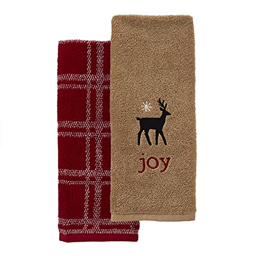 SKL Home Cozy Home Hand Towel (2-Pack), Taupe, Hand Towel Set