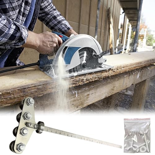 Carpintería y posicionamiento para madera con guía de corte ajustable de 60 cm 4