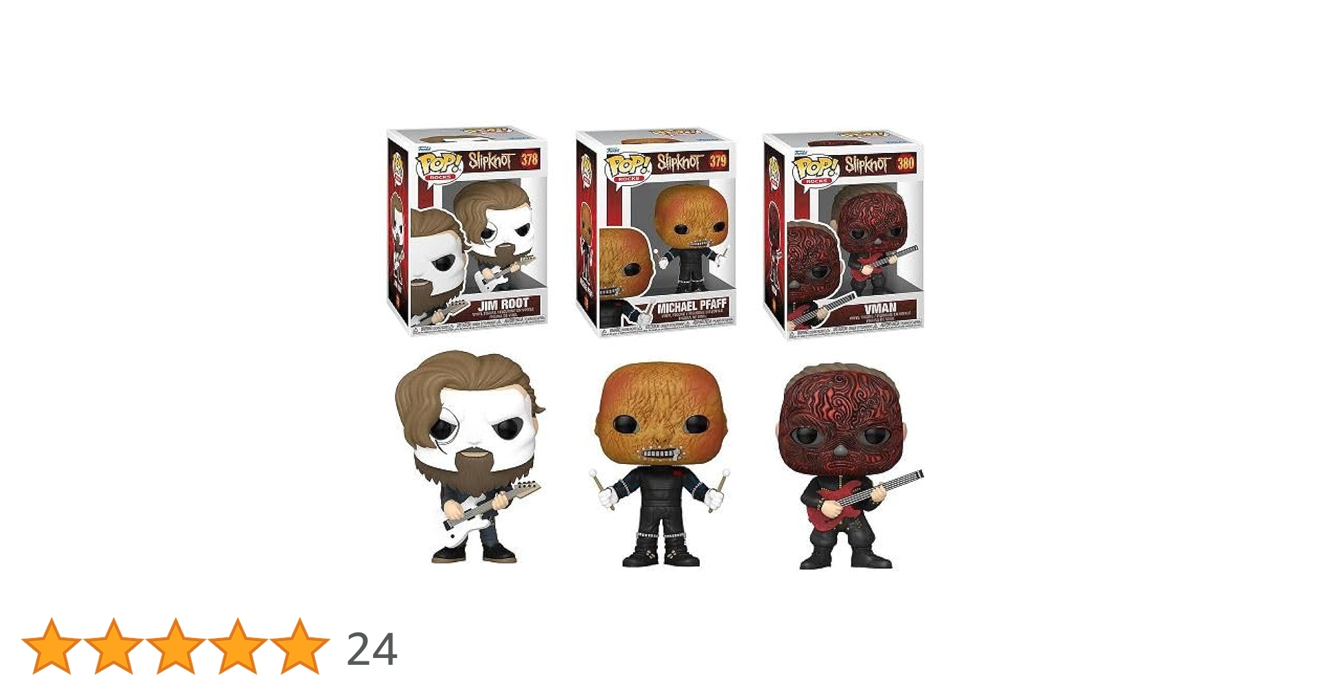 ファンコポップ　ロキセット Funko Slipknot Series 3 Pop! Complete Set (3), OS : Funko