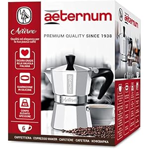 Bialetti 5091 Aeterna Espresso Maker, Silver Bialetti 5091 Aeterna Espresso Maker Silver