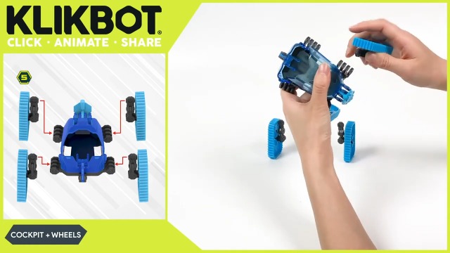 Amazon.com: Zing Klikbot Megabot - Giant Poseable Robot Action