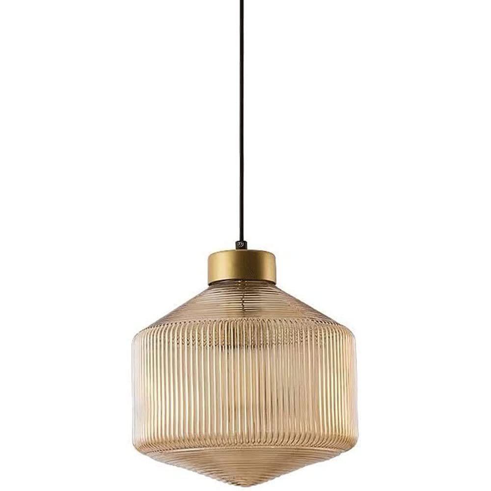 Chandelier, Glass Pendant Light, Rustic Pendant Light for Farmhouse, Modern Pendant Lamp, V-intage Industrial Glass Shade, Pendant Lighting Fixtures for Kitchen, i
