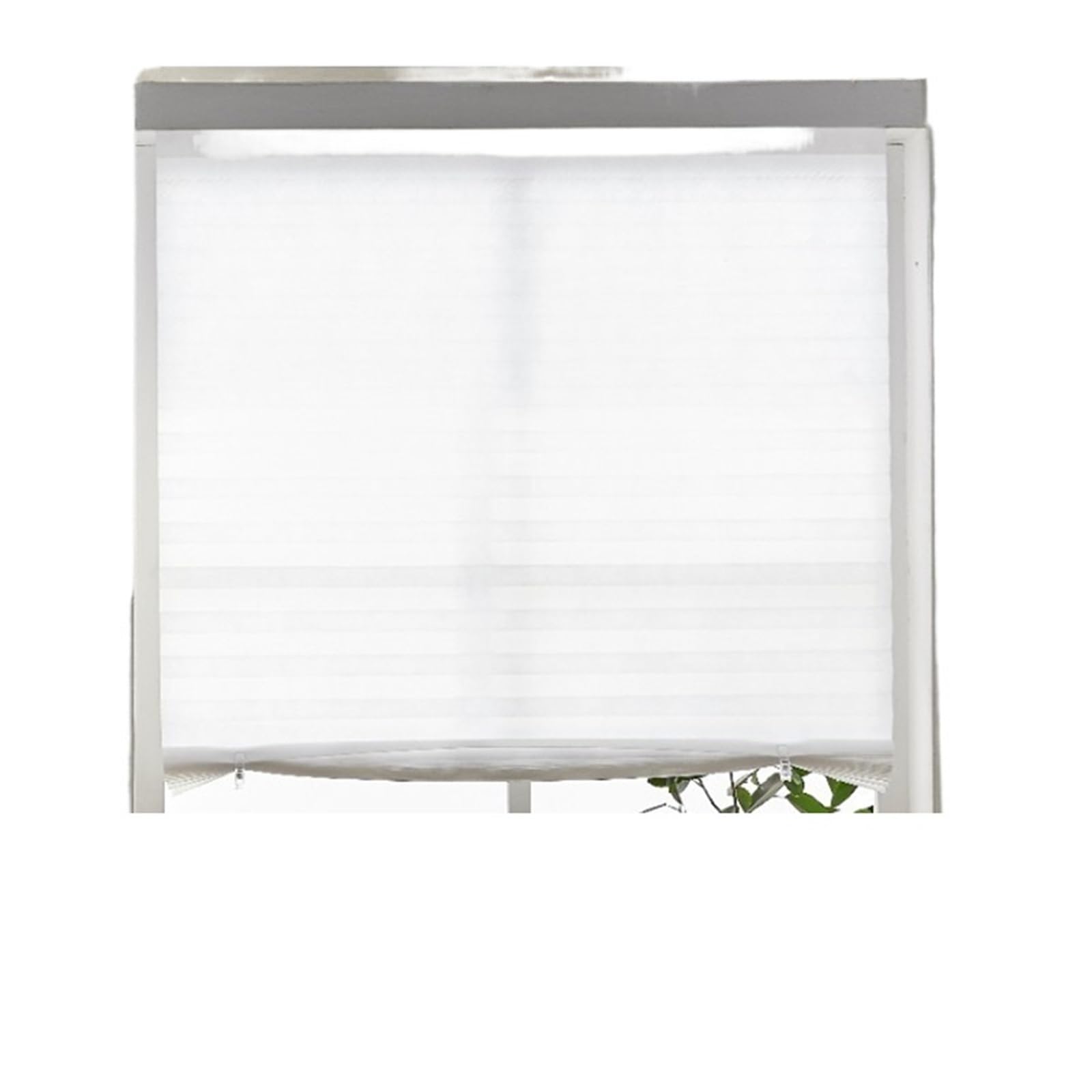 Self Adhesive Blinds Blind Blackout Curtain Self-Adhesive Insulation Privacy Sun Shade Window Curtain(White,90x180cm)