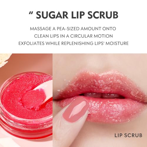 3Pcs Lip Care Set - Includes Hydrating Lip Glow Oil & Moisturizing Lip Treatment Sleeping Mask & Exfoliating Lip Scrub, Shiny and Nourishing Lips, Dry Lips Treatment - Image 5