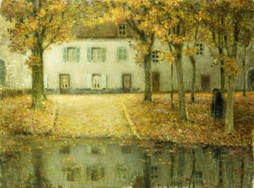 Affiche Murale Petite place au bord de l'eau à Chartres Le Sidaner 60x90cm