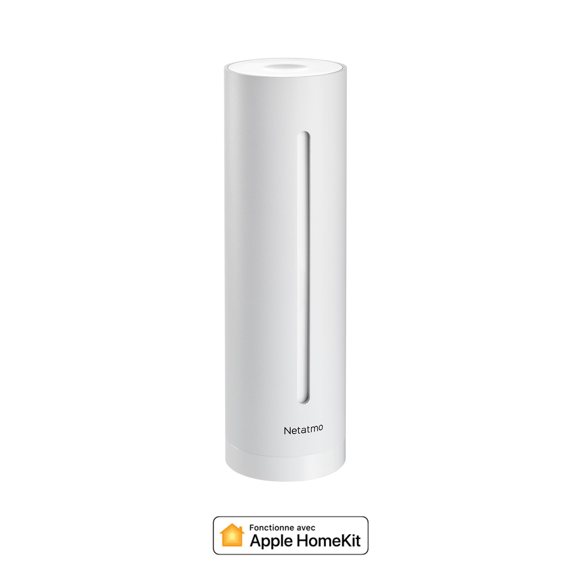 Netatmo Inteligentny czujnik powietrza w pomieszczeniach, czujnik CO2, temperatura, wilgotność powietrza, hałas – sterowanie domem, zdrowy klimat w pomieszczeniu, automatyczne alarmy – biały – NHC-EC