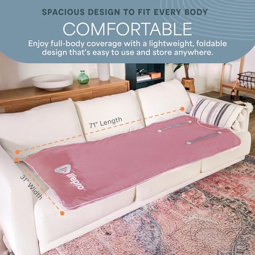 Image of LifePro BioRemedy Infrared Sauna Blanket for Home Relaxation Detox