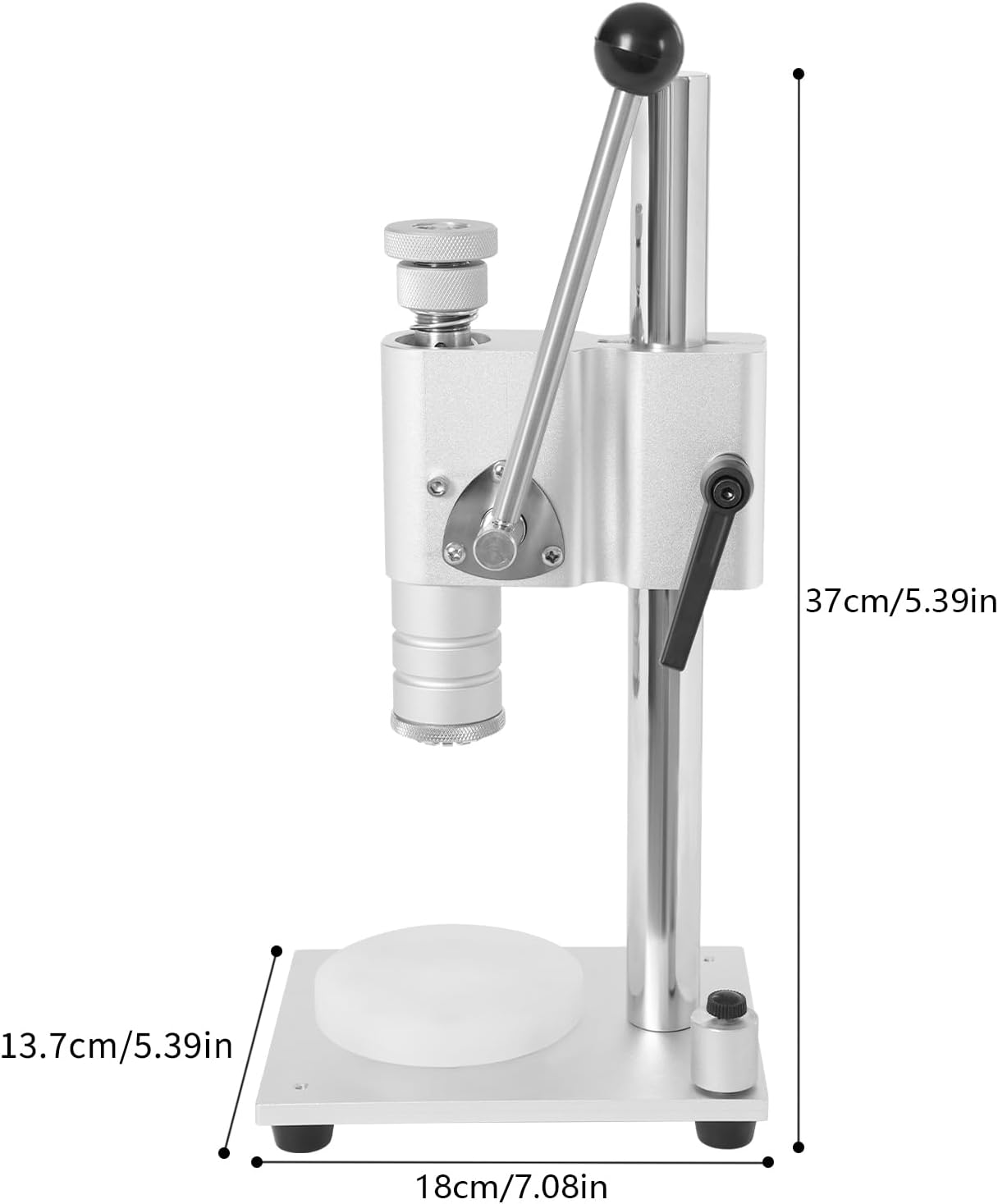 Manual Perfume Bottle Capping Machine Metal Ring Capping Machine 13-20mm Perfume Capping Machine Capping Tool Machine Height Adjustable, Bottle Cap Crimper Capping Tool NEW