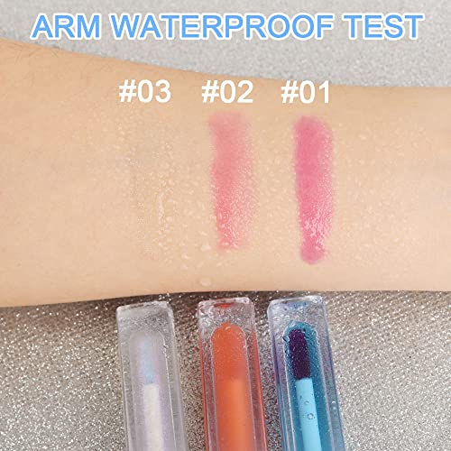 3 Pcs Color Changing Lip Gloss Lip Oil Tinted, Peaches Plumping Magic Mood Lipstick Lip Glaze , High-Shine Clear Shimmer Lip Stain Lip Balm, Longlasting Lips Will Not Dry Out,Brillo Para Los Labios #TOP5