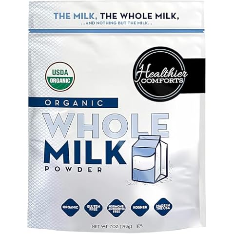 Organic Whole Milk Powder by Healthier Comforts Cover