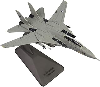 Lllunimon 1/100 US F-14 Tomcat Fighter Carrier Aircraft Model Simulated Alloy Military Aircraft Souvenir Collection Gift