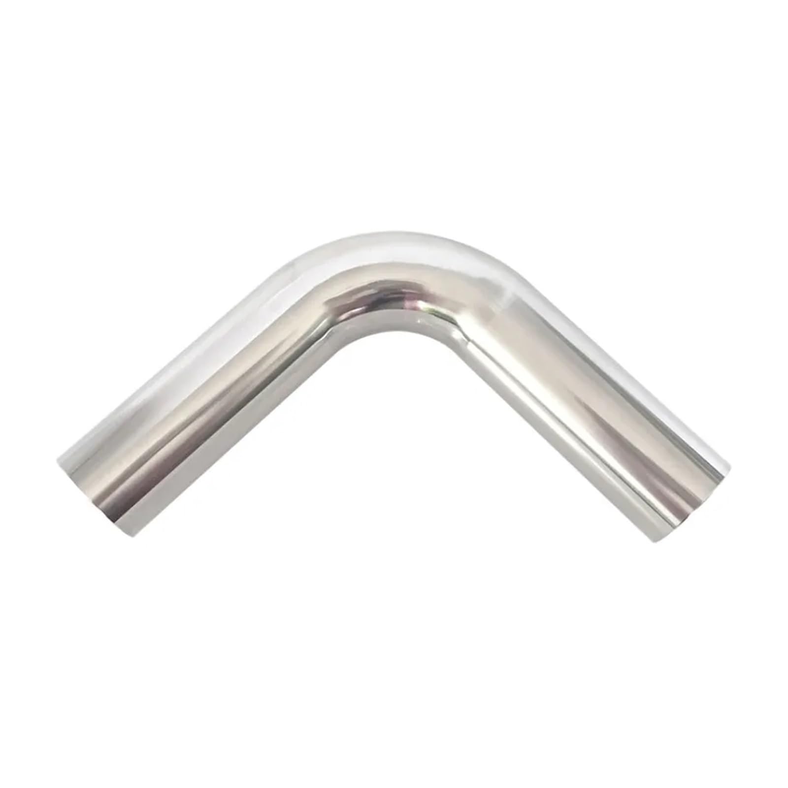 Tubería de 19/25/32/38/45/51/57/63 mm de diámetro Exterior, Soldadura a Tope, Codo de 90 Grados, Curva Larga, conexión de Acero Inoxidable SUS304, Longitud de 100 mm(76mm)